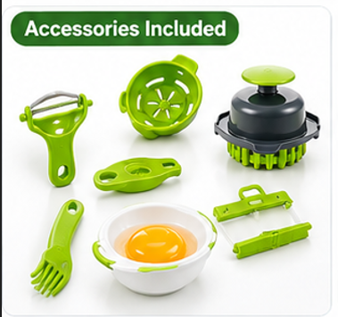 Accessories Included - All blade attachments and tools